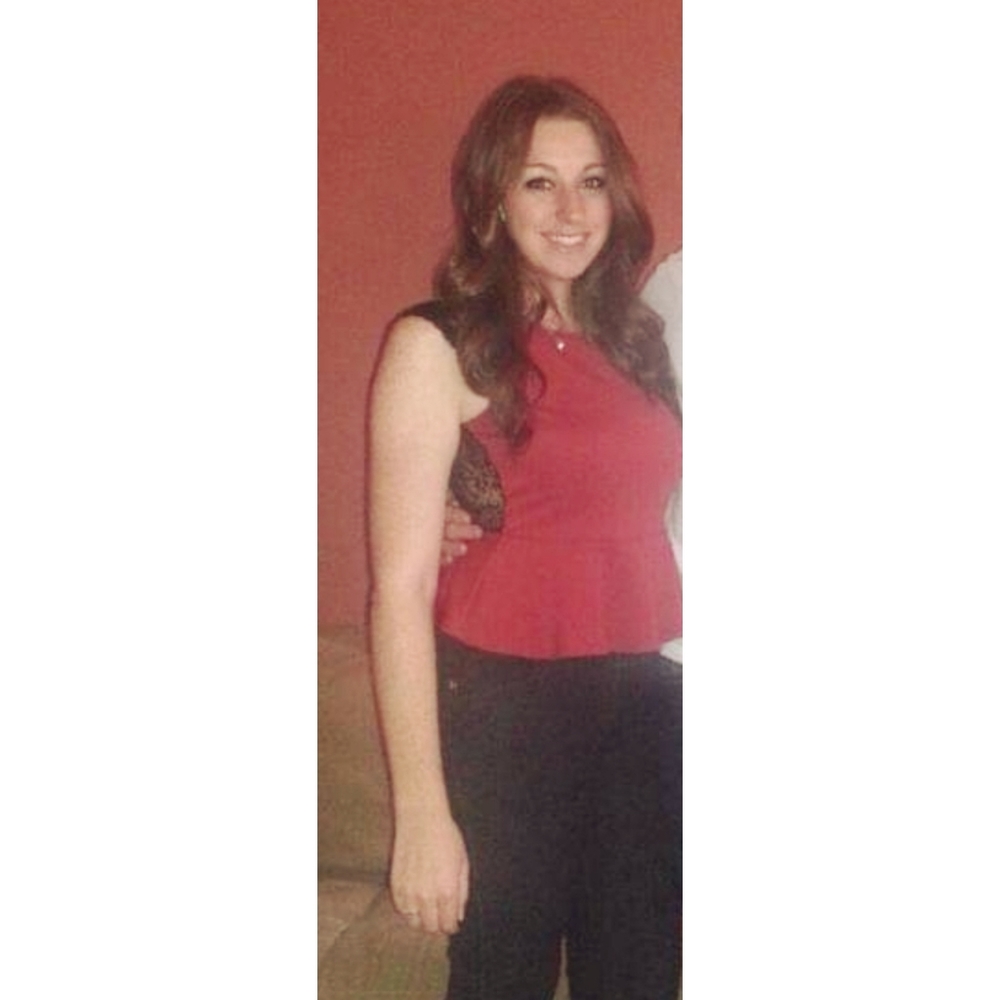 Red Peplum Top - Picture 5 of 5